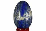 Polished Lapis Lazuli Egg - Pakistan #170871-1